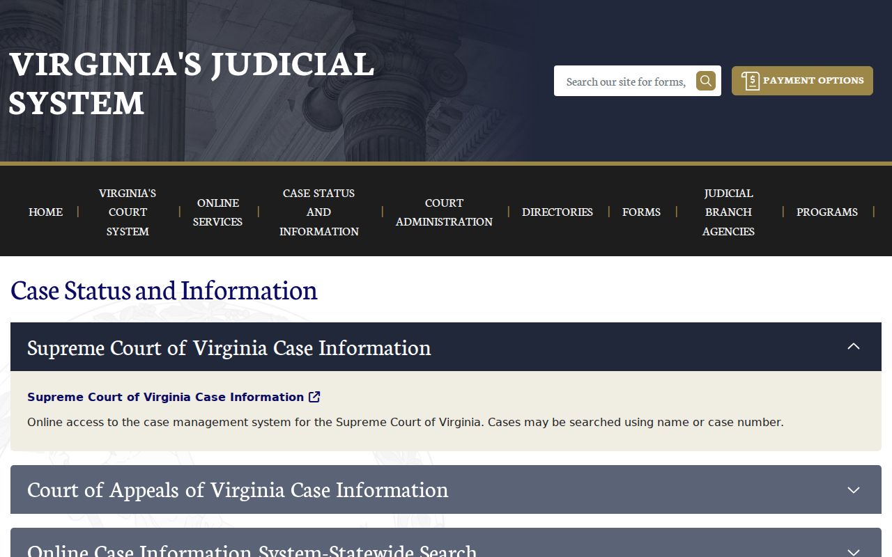 Loudoun County residents directory Virginia court case search